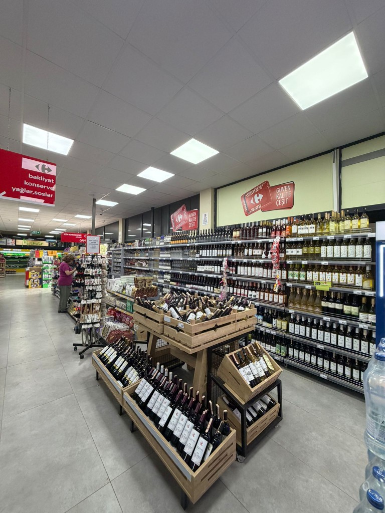 Yeşiltepe CarrefourSA kasa ve ödeme alanı, Didim Ak-Yeniköy